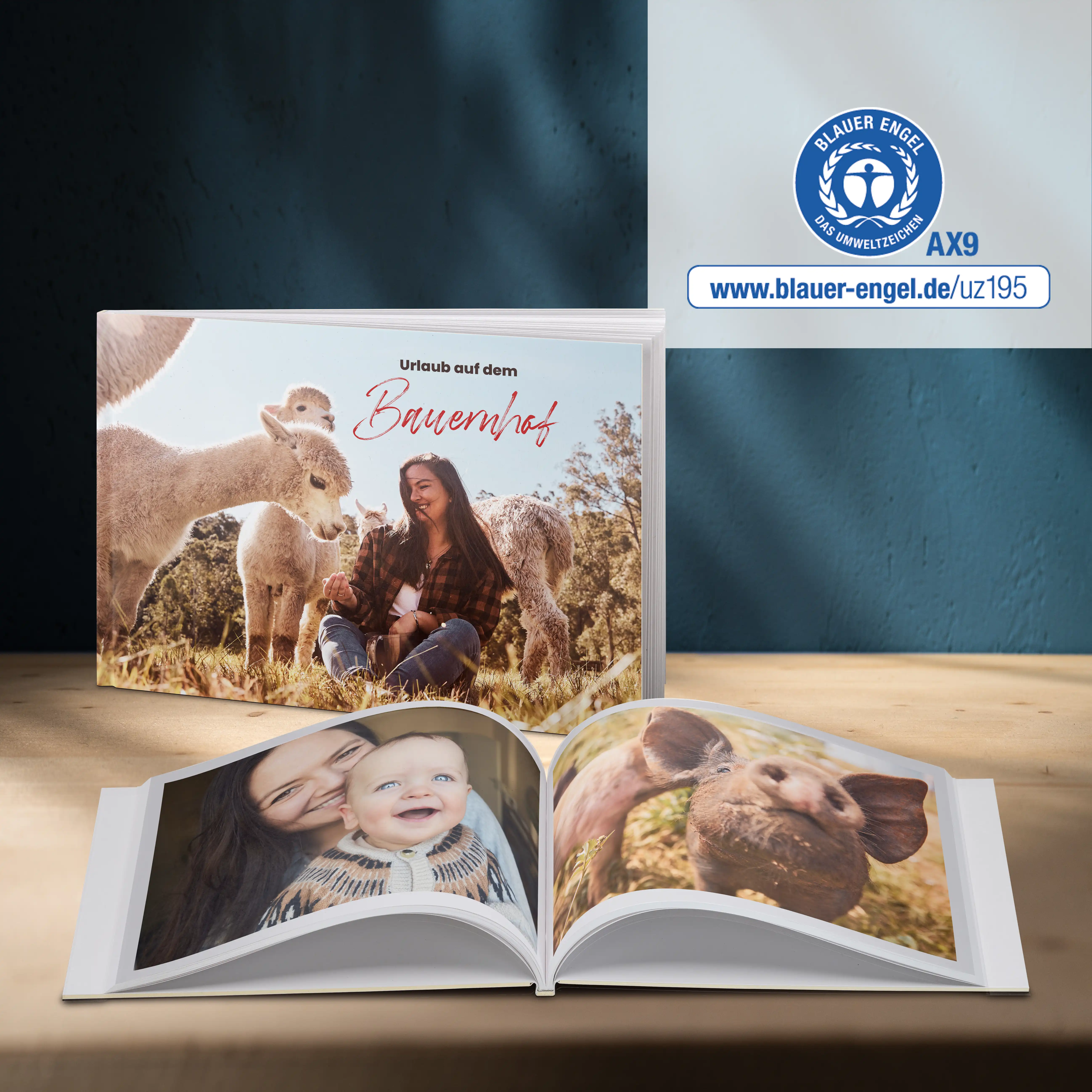 Recycling Pur Fotobuch A4 Quer
